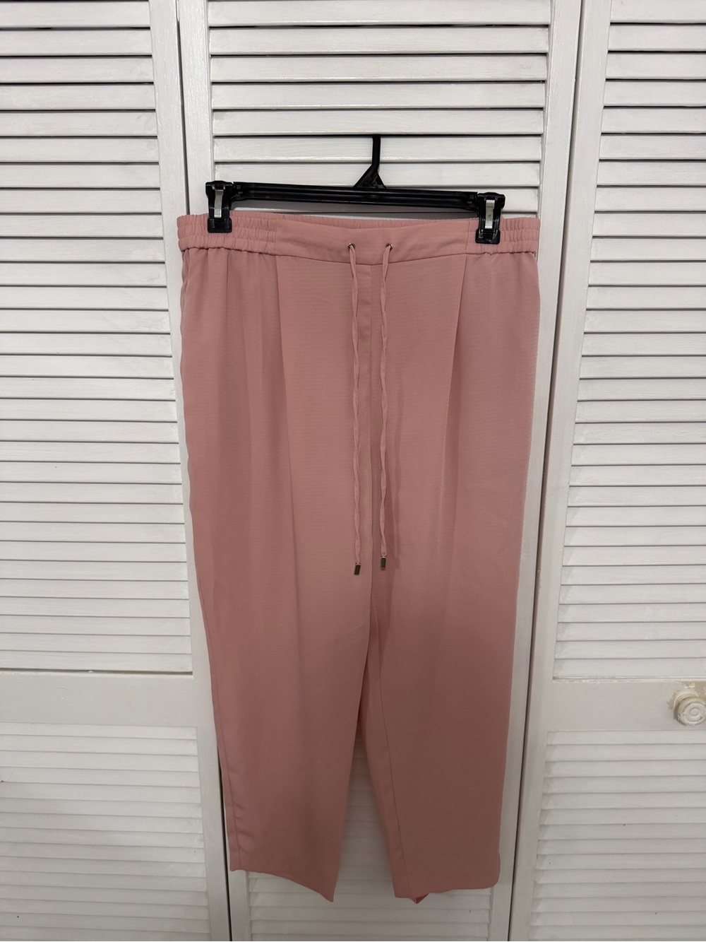 Women's Relaxed Drawstring Pants - Dusty Rose